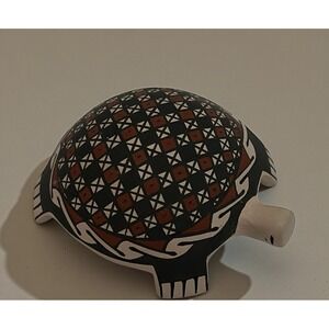 Mata Ortiz Pottery Martha Hernandez Turtle Paquime Folk Art Mexican Ceramic Clay
